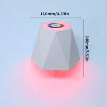 1pc Modern Wireless LED Bottle Lamp - 16 RGB Colors, Touch Control And Dimmable, Rechargeable Battery, Portable Decorative Night Light For Living Room And Bedroom