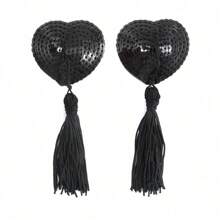 3PCS, Heart-Shaped Nipple Covers And Sexy Women's Lingerie, Customizable Crystal Letters, Personalized Text Available, Sexy Lingerie And Nipple Covers, Best Lingerie For Women. Perfect Gift For Girlfriend, Wife, Family, Valentine's Day Gift