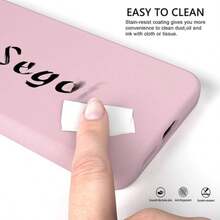 纯色粉色液态硅胶 Galaxy A56 A36 A26 A16 A06 5G 360° 全方位保护 TPU 背壳液态硅胶手机壳，适用于 Galaxy S25 S24 S23 S22 S21 Ultra FE 国际版（非国内版），复活节春季礼物 - 粉色 - 查看 3