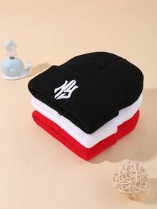 3 chiếc mũ len cho bé (0-24 tháng tuổi) Mũ len mùa đông có thể điều chỉnh dành cho trẻ sơ sinh đang lớn - Nhiều màu - Xem 5