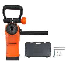 Corded Hammer Drill, 1600W 175-350RPM Electric Demolition Drills, 2-Inch SDS-Max Rotary Hammer Driver, 3 Functions Chipping Power Tool Kit For Concrete, Drilling Wood Plastic - US A Type Plug(110-127V) - View 8