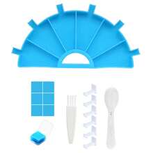 9pcs/15pcs Diamond Painting Multi-Function Tools Set: Diamond Painting Pen, Diamond Storage Tray, Diamond Embroidery Sieve, Diamond Painting Disc, Nail Art Dotting Tools - Purple - View 12