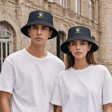 Relaxed Letter & Graphic Print Southern University Jaguars Selected Fun DIY Rich Patterns And And Versatile Halloween Christmas  Steal My Link Couple Outfi Bucket Hat - Stylish Unisex Streetwear Fisherman Sun Hat For Outdoor Adventures, Travel, Vacations & Beach Days - A - Xem 6