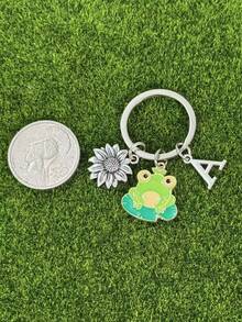 Llavero personalizado de rana como regalo para niños y niñas - Rana girasol - Ver 9