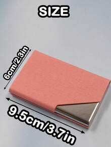 定制带姓名的名片夹、个性化名片夹、定制名片整理器、可定制皮革名片夹、女士信用卡夹、卡夹钱包、生日礼物、情人节礼物、男女通用、时尚、便携、父亲、老板、同事、母亲、朋友