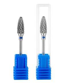 Brocas profissionais de aço tungstênio para unhas (1/2/5 peças), adequadas para remoção de gel, ferramentas de manicure e acessórios para lixa elétrica de unhas. - Multicolorido - Ver 6