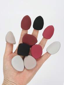 10/20/30/50/100个迷你化妆海绵，粉底美妆蛋，适用于液体、膏状和粉状产品，打造完美妆容，多色可选，不含乳胶，干湿两用，适合所有肤质，可用于化妆、家居装饰、梳妆台、旅行、卧室等场合，是化妆的理想之选。产品标签：粉扑、美妆蛋、散粉扑、化妆海绵、圣诞礼物、化妆工具、便宜好物、礼品、女士礼品、圣诞礼物、赠品、旅行必备。 - 彩色 - 查看 3