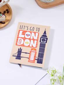 Opjoys 1pc 3D City Architecture Greeting Card, "I Love London" 3D Greeting Card, Commemorative Card (For Friends), City Souvenir Card, Gift For Her, Birthday 3D Card, Thanksgiving Card, Anniversary Card, Mother's Day Card, Christmas Card - Multicolor - View 2