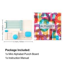 1 Set Plastic Manual Embossing Letter Stamp Kit, Includes Mini Alphabet Embossing Plate, Letter Embossing Tool, Instructions, Suitable For DIY Greeting Cards And Scrapbooking, Letterpress Printing Craft Tools