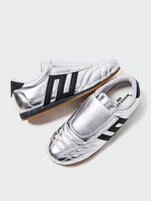 MASKERT Damen Freizeitschuhe, Damen Brotschuhe, Damen Moralschulung Schuhe, atmungsaktive weiße Lässig Schuhe, Lederoberfläche, Gummisohle, bequem und lässig