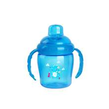 89ml Tazza di transizione con manici, adatta per bambini da 6-12 mesi e 1-3 anni, unisex, tazza per succhi, motivo a cartoni animati, multicolore - Multicolore - Visualizzare 8