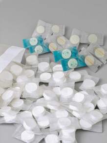 100/50/30/15 件“便携式压缩面膜清洁纸 - 美容院级无纺布压缩清洁纸”