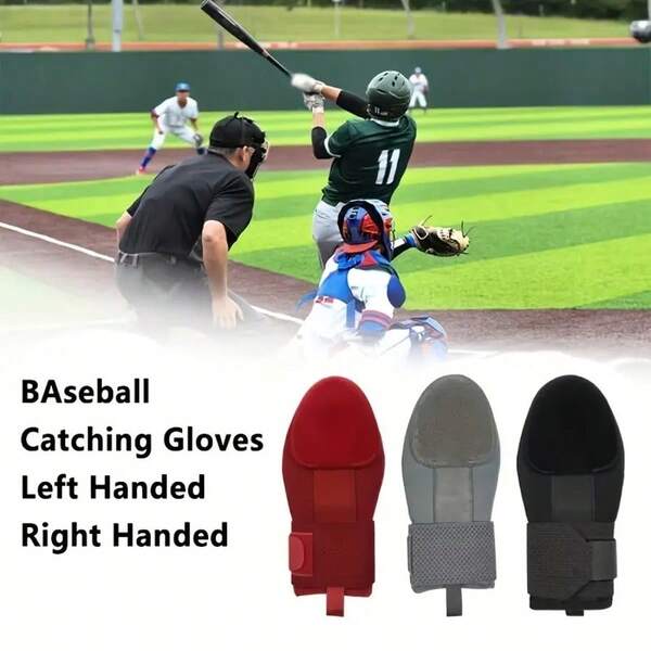1pc Baseball Sliding Gloves For Both Left And Right Hands, Baseball Catching Training Gloves, Softball Baseball Training Supplies