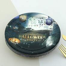 60 件套主题一次性派对用品，包括纸杯、9 英寸/7 英寸纸盘、甜点盘。250 毫升饮料杯促销 - 彩色 - 查看 4