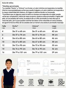 Closed School Vest With V-Neck In Acrilan – Classic Uniform For School - Navy Blue - View 5