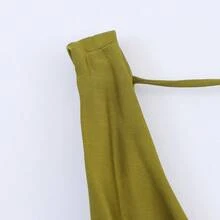 DEEKA New Summer Fashion Sexy Satin Feeling Long Lingerie Style Party Dress, Suitable For Summer, Holidays, Valentine's Day, Party - Green - View 6