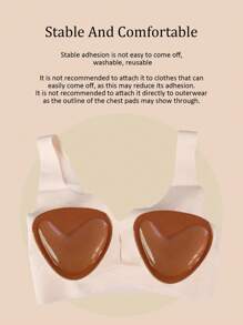 Dwustronne samoprzylepne wkładki do biustonosza Wkładki samoprzylepne do biustonosza Wkładki powiększające piersi Push Up Wielorazowe wkładki usztywniane Ultra Instant Lift