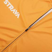 Men'SCycling Jersey Polyester 100% Knit Fabric, Geometric Pattern, Crew Neck, Short Sleeve, Regular Fit, Medium Stretch, Universal For Cycling, Running, Fishing, Sports, Weekend Casual - Summer/Spring/Fall Collectio - Orange - View 3