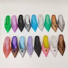 Women Flip-Flops - Blue Crystal - View 1