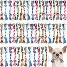 Pet Dog Bite Rope Toy Dog Knot Grind Resistant Double Knot Cotton Rope Toy Dog Toy Dog Self Fun Soothing Bite Toy - Random Color - View 2