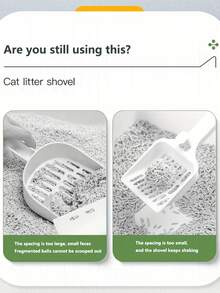 1PC, Cat Litter Scoop Tofu Cat Litter Bentonite Two In One Special New Small Hole Cat Litter Scoop Excrement Artifact