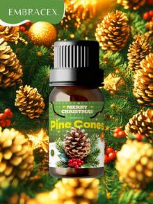 EMBRACEX. 10毫升100%纯天然松树精油，适用于家用香薰机、DIY蜡烛制作、松果香氛油、护肤，是日常使用和圣诞节的理想之选，也是圣诞礼物和装饰品。 - Pine Cones - 查看 2