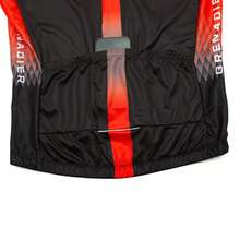 ETIXXL Men'S INEOS Cycling Jersey - Black & Blue, Stretch Short Sleeve Round Neck Zip-Up With Geometric Pattern, Breathable For Summer Outdoor Activities, Casual Sportswear | Sporty Casualwear | Zippered Top - Black - View 8