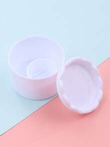 1 buc plastic alb roz unghii spălare stilou ceașcă curățare bol unghii stilou perie curățare cutie multifuncțional filtru paiete manichiură instrumente unghii consumabile