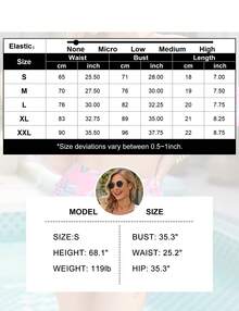 GoyRrbay Two Piece Swimsuits For Women High Waisted Tummy Control Ruffle Flounce Bikini Set Off Shoulder Swimwear - Màu Hồng Tươi - Xem 5