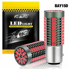 TOAUTO 1PC 25W 1156 BA15S 1157 BAY15D LED Bulbs 126SMD Car LED Reverse Light Bulb Reverse Lamp(Only1 PC) - BAY15D - View 14
