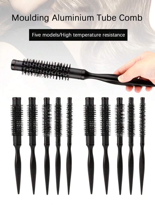 1pc/5pcs Mini Styling Hair Roller, Mini Styling Hair Roller Air Bangs Short Hair Texture Aluminum Tube Curling Brush, Back To School, Travel Holiday Essentials, Hair Accessories For Women, Brush, Hair Brushes, Edge Brush, Brush Hair, Hair Comb, Comb Hair, Detangling Brush, Ball Brush, Mini Hair Brush, Hair Brush Set, Wooden Comb, Hair Brush,Hair Brush, Brush, Comb, Slick Back Brush, Hairbrush, Edge Brush, Brush Hair, Hair Comb, Hair Brush Set, Comb Hair, Mini Hair Brush, Detangling Brush, Hair Brushes, Hair Products, Hair Tools, Hair Stuff, Hair Care, Curly Hair Brush, Barber, Barber Accessories, Hairdressing Equipment,Travel Essentials,Hairstyle,Hairdressing,Hair Brush,Slick Back Brush,Styling Brush,Curly Hair Brush,Edge Brush,Hair Comb,Brush Hair,Hair Brush Set,Comb Hair,Comb For Curls,Detangling Brush,Hair Brush For Women,Hair,Travel,Hair Products,Hair Tools,Hair Stuff,Barber,Barber Accessories,Barbershop,Hairdressing Equipment