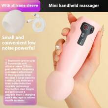 Professional Muscle Massage Gun, Electric Massager For Muscle Relaxation, Portable Mini Massage Gun With 4 Speed Adjustment, Rechargeable Via USB, Suitable For Body, Legs And Waist Massage