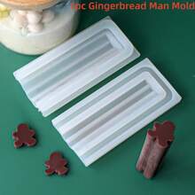 1pc Mini 4.72-5.5inch Christmas Tree Silicone Tube Mold Silicone Soap Molds - Christmas Shapes (Snowman, Snowflakes, Gingerbread Man, Bell Tube) For DIY Handcraft Soap Making - Multicolor - View 15