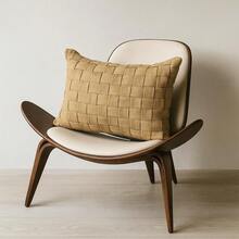 Macrame Baguette Cushion Cover Boho Rustic Nordic 100% Cotton 30CM X 60CM - Chocolate Brown - View 3