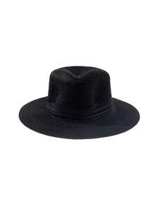 1 chiếc Mũ Panama vành rộng Unisex, Mũ chống nắng bãi biển mùa hè, Chất lượng cao, Màu trơn, Thanh lịch, Thường ngày, Bohemian, Cổ điển, Phong cách đường phố, Polyester, Chống gió, Xuân/Hè - mũ đội đầu - Xem 7