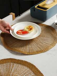 1/4pcs, Simple And Fashionable Placemats, Creative Model Table Mats, Bohemian Style Western Dinner Mats, Vase Mats, Suitable For All Occasions. - Multicolor - View 4
