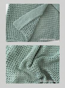 Se-Hore Mode Décontractée Cardigan Tricoté à Col Polo Manches Longues Ajouré, Polyvalent Pour Trajets Quotidiens/Rétro Américain/Loisirs Confortables, Automne