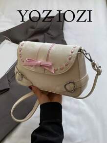 小众设计法棍单肩包，时尚百搭斜挎包，可爱卡通甜美通勤日常百搭小方包