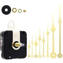 1 Set Quarz-Uhrwerk-Kit, enthält 4 Zeiger, 2 Schaftlängen verfügbar: 5 mm & 15,4 mm Gewinde, für Wand- und Tischuhrenreparatur, Ersatz und Selbstbau, geeignet für Heim, Büro Dekoration und Geschenke Heimdekoration Raumdekoration