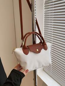 新款女士尼龙休闲纯色手提包、单肩包、斜挎包