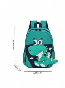 Zaino personalizzato con nome personalizzato o messaggio di vacanza. Personalizza il tuo zaino. Zaino leggero, alla moda, carino, kawaii e versatile con più tasche, con stampa tridimensionale di unicorno o dinosauro. Molto adatto per le ragazze.