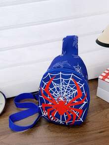 1 pezzo Portamonete mini per bambini, Portamonete alla moda con motivo cartoni animati, Marsupio a tracolla, Borsa da petto per esterni, Borsa da viaggio, Borsa per il piccolo stoccaggio degli oggetti