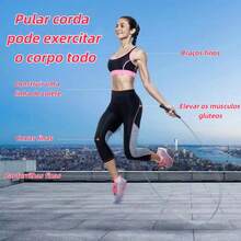 Professional Men's And Women's Weight Loss And Fitness Speed Jump Rope - Mint Green - View 3