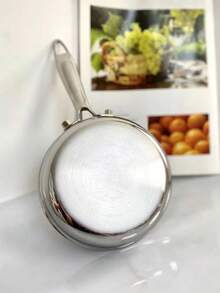 Importeek sartén wok antiadherente inducción base plana cocina asiática preparación alimentos resistente fácil limpieza diseño moderno profesional hogar compatible electricidad gas herramientas chef - Plateado - Ver 3