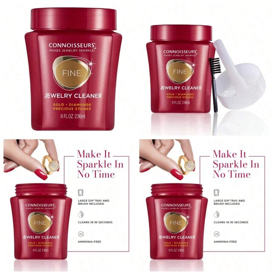 Fine Jewelry Cleaner For Cleaning Gold, Platinum, Diamonds And Precious Gemstones - 1 - 查看 1
