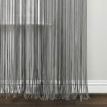 LUSH DECOR Boho Macrame Textured Cotton Window Curtain/Room Divider/Doorway/Wall Decor Blush 40X84 Halloween-Fall Decor-Room Decor - Gray - 查看 6