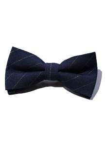 青少年时尚双层纯色金线领结，适合西装、礼服、学生演出、聚会 - 彩色 - 查看 11