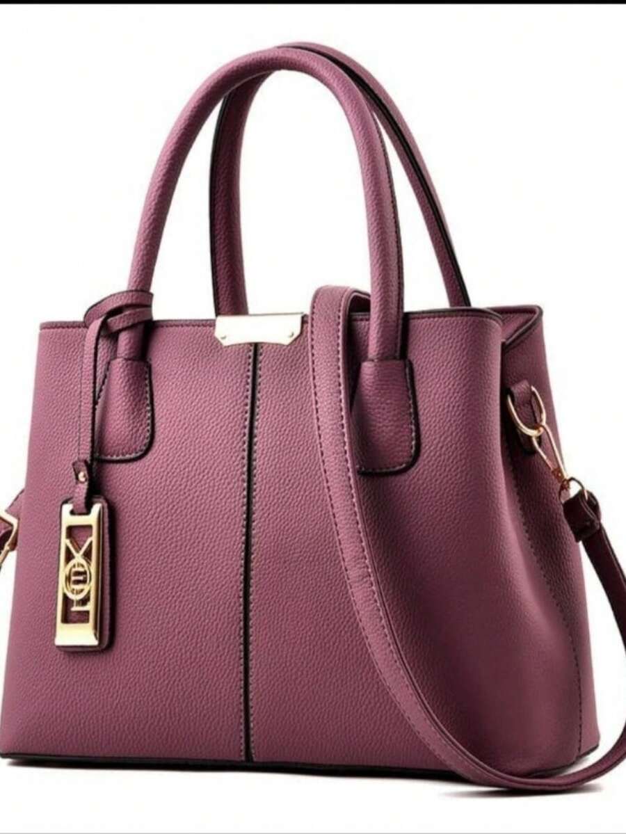 Small Adjustable Side Crossbody Chest Bag - Rose Red - View 1