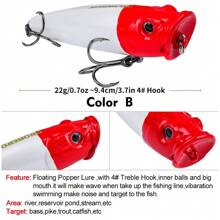 CISEA F25 鱼饵波爬饵适用于钓鱼硬饵 Head 浮水 22 克 9.4 厘米