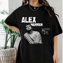Vintage Alex Warren Tour 2025 Shirt  Alex Warren 2025 Tour Merch For Fans - 黑色 - 查看 1